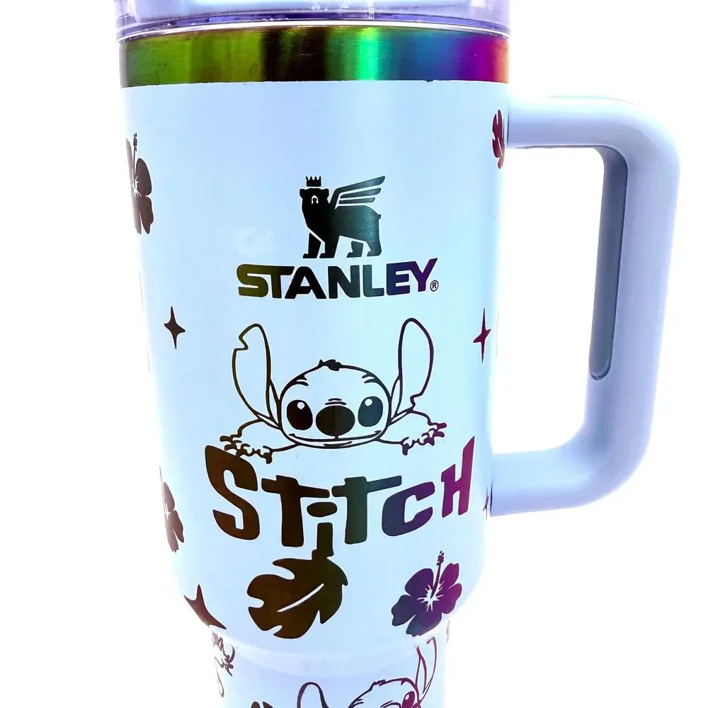 Stanley Lilo & Stitch Blue Mug with Colorful Design Tumbler - Picture 2 of 8